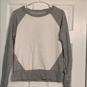 Soft, Gray and Cream Sweater